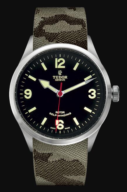 Tudor HERITAGE RANGER 79910 Camouflage fabric strap Replica Watch